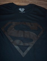 Superman Dc Comics Black Symbol T-Shirt Small Mens - £15.82 GBP