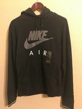 Vintage Men&#39;s Nike Air hoodie Black Small S NWT New with tags 2002 - $38.70