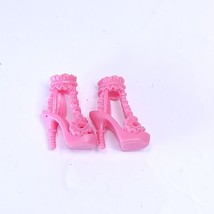 Barbie Accessory Pink High heal Shoes - £3.88 GBP