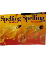 Spelling Workout Level D Set 2 Teacher Edition &amp; Student Workbook Partia... - $330.08 MXN