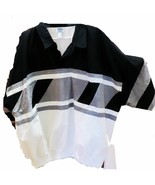 Mens Pull Over Sport Shirt. 4XL Polyester-Cotton by Blvd Club. - $8.42