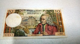 10 France 1973 banknote - $12.86