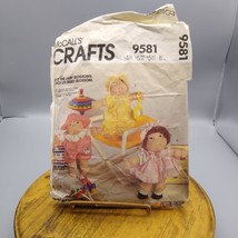 Vintage Craft Sewing PATTERN McCalls 9581, Baby Blossoms Dolls and Cloth... - $10.13