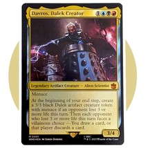 Universes Beyond Dr. Who Magic Card: Davros, Dalek Creater #0001, Foil - £11.72 GBP