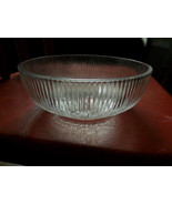 Ribbed glass bowl - $14.90