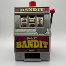 Radica Jackpot Bandit Mini Slot Machine 1 Arm Works Spins- Light Unteste... - $342.12 MXN