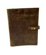 Nicholas And Company Brown Leather A4 Personal Organizer Notebook Cover ... - €60,19 EUR