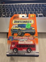 MatchBox in Blister Pack - Series 4 - #21 - Auxiliary Power Truck - Bridge and H - £6.99 GBP