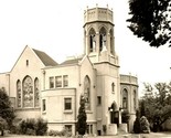 RPPC Oregon City OR - Congregational Church Street View UNP Postcard T19 - $31.63