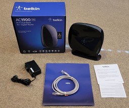 Belkin AC1900 Wi-Fi Dual-Band AC+ Gigabit Router - Black Model # F9K1124V1 - $21.77