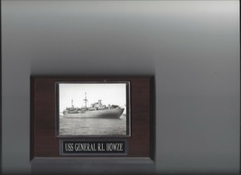 USS GENERAL R.L. HOWZE PLAQUE NAVY US USA MILITARY AP-134 SHIP TRANSPORT - $3.95
