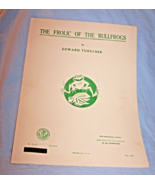 1931 Frolic of the Bullfrogs Sheet Music by Edward Turechek-Biographical... - £9.23 GBP