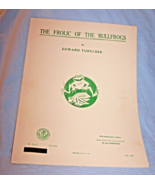 1931 Frolic of the Bullfrogs Sheet Music by Edward Turechek-Biographical... - $10.00
