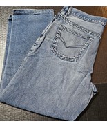 Silver 7 Jeans Blue Denim Distressed High Rise Mens Size 34 Emperor Peng... - $238.49 MXN