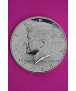 Accented Hair 1964 Proof John F Kennedy Silver Half Dollar Milk Spots N469 - $49.99