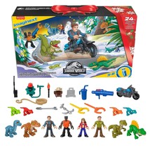 Fisher-Price Imaginext Jurassic World Advent Calendar, Christmas Gift, S... - $34.99
