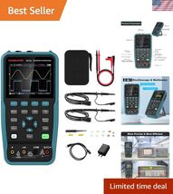Handheld Digital Oscilloscope 100Mhz Bandwidth with 2 Channels 3.5"TFT M... - $277.68