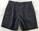 Polo Ralph Lauren Tyler Shorts Mens 36 Navy Blue Above Knee Pockets Pleated - $22.76