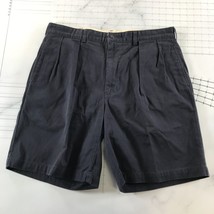 Polo Ralph Lauren Tyler Shorts Mens 36 Navy Blue Above Knee Pockets Pleated - $22.76