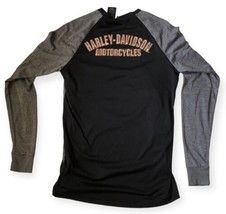 Harley Davidson mens HD long sleeve top black size S - $19.77
