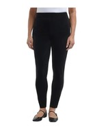 Teddi Rose Womens Leggings Black Velvet High-Rise Pull-On Elastic Waist ... - $60.33 CAD