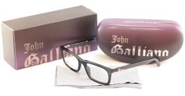 John Galliano Authentic New Eyeglasses Frame JG5012 001 Plastic Black Italy Made - $149.52