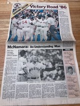 1986 Boston Red Sox Victory Road Souvenir Section Middlesex News - £13.70 GBP