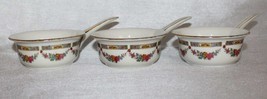 3 pcs Old / antique Cocotte / appetizing bowls Porcelains Foecy / Limoge... - £49.21 GBP