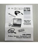 Omega Users Guide USB Series Probes, Sensors, Connectors &amp; Pressure Tran... - $17.44