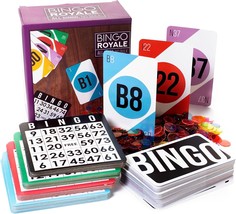 Bingo Game Set for Adults Seniors and Family 1000 Chips 100 Cards Jumbo ... - $51.27
