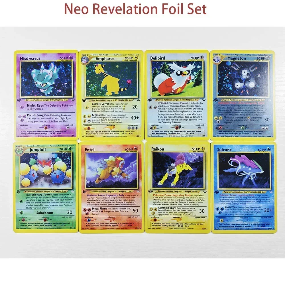 Pokémon Cards 1st Edition  Neo Revelation Set Foil Flash Cards ampharos blissey - £8.83 GBP+