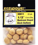 Eazypower 30011 1/2&quot; Mushroom Shaped Buttons (20 Piece) - $23.76 CAD