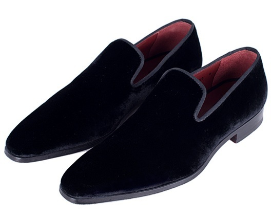 New Men black Velvet shoes loaffer moccasins, Mens black velvet shoes