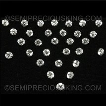 Natural Diamond 3.5mm to 4mm 91 Pieces 18.20 Carats Round Solitaire VS Clarity B - £26,251.20 GBP