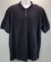 Vintage Black Sean John Original Fit Rippled Polo Shirt XL - €12,76 EUR