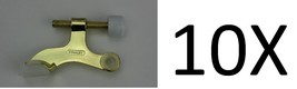 10X Stanley 81-9110 (SP7090) Hinge Pin Doorstops Bright Brass - $12.67