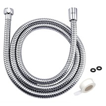 Shower Hose 96 Inches Extra Long Shower Hose Extension Stainless Steel S... - £22.30 GBP