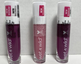 Wet n Wild 3 Tubes Megalast Liquid Catsuit High-Shine Lipstick New Seale... - $19.79