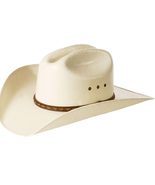 Justin JST1156MRGN Unisex Morgan Straw Cowboy Hats, Ivory White, Size 6.875 - $99.24 CAD
