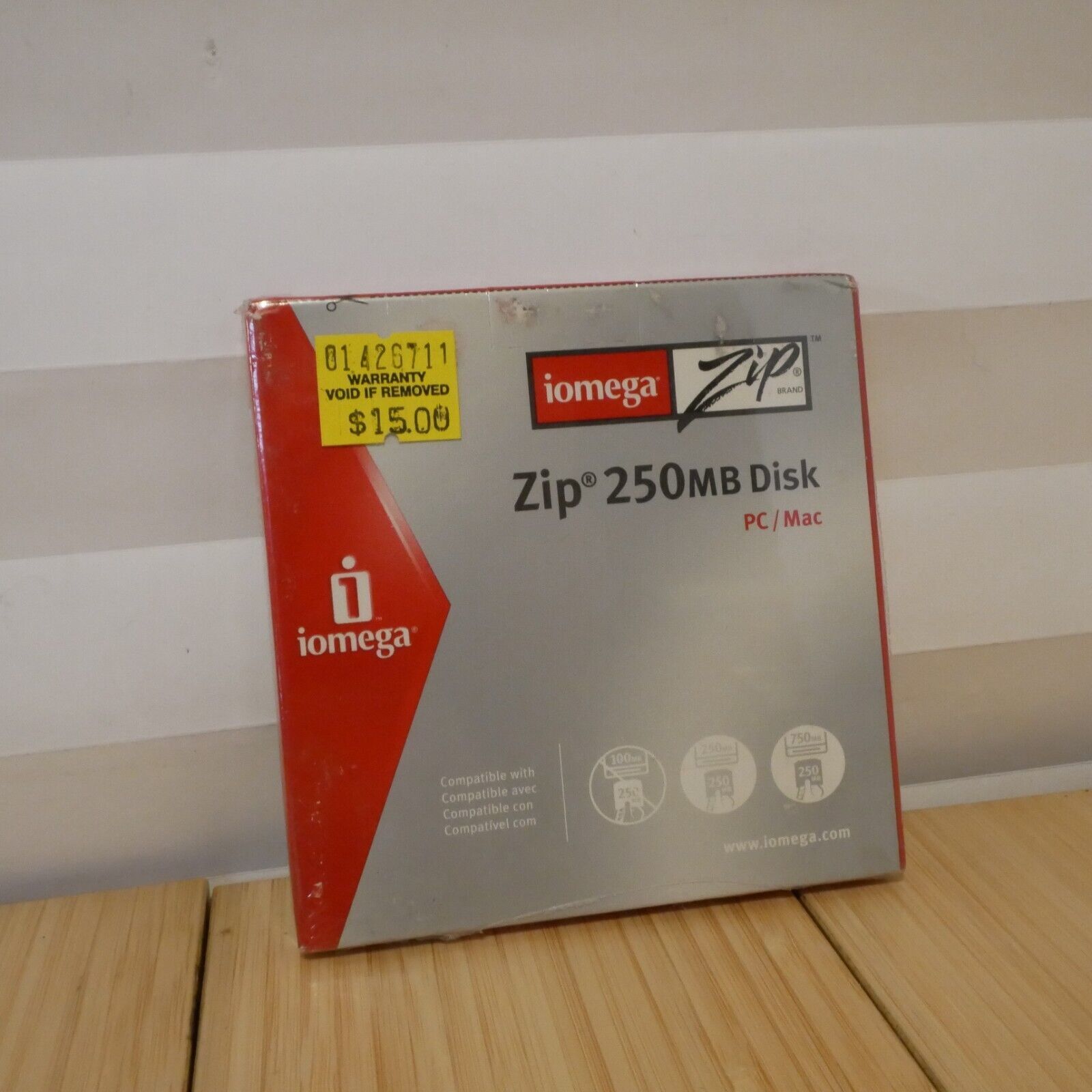 Vintage NOS Sealed - Iomega Zip 250MB Single Disk - $14.01