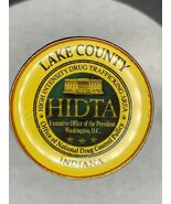 Lake County Indiana High Intensity Drug Trafficking Area lapel pin police - $15.84