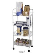 4-Tier Steel Kitchen Trolley - $541.50 MXN