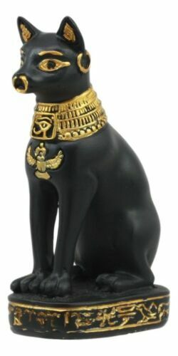 Egyptian God Protection Home Bastet Cat Dollhouse Miniature Statue Gods ... - $12.49