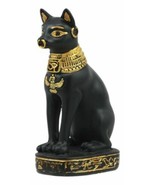 Egyptian God Protection Home Bastet Cat Dollhouse Miniature Statue Gods ... - $16.96 CAD