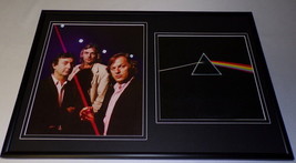 Pink Floyd Framed 12x18 Photo &amp; Dark Side of the Moon Set - £55.56 GBP
