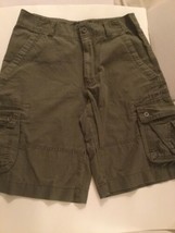 Size 30 American Rag shorts cargo combat green inseam 10.5 in mens - £15.17 GBP