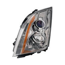 Headlight For 2008-14 Cadillac CTS Left Side Chrome Housing Clear Lens P... - $223.20