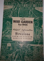 Vintage Your War Garden for 1944 Firestone &amp; Farm &amp; Garden Service Bureau - £7.81 GBP
