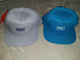OBEY WORLDWIDE Cap Hat Portland Snapback Adjustable Sample OSFA NWT Urban - £19.97 GBP