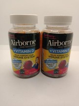 *PICS* 2X Airborne 180mg Vitamin C + Vitamin D with Zinc Gummies for Adults, - £11.85 GBP